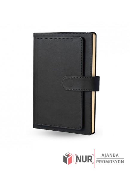 Çift Kapaklı Termo Deri Tarihsiz Defter 